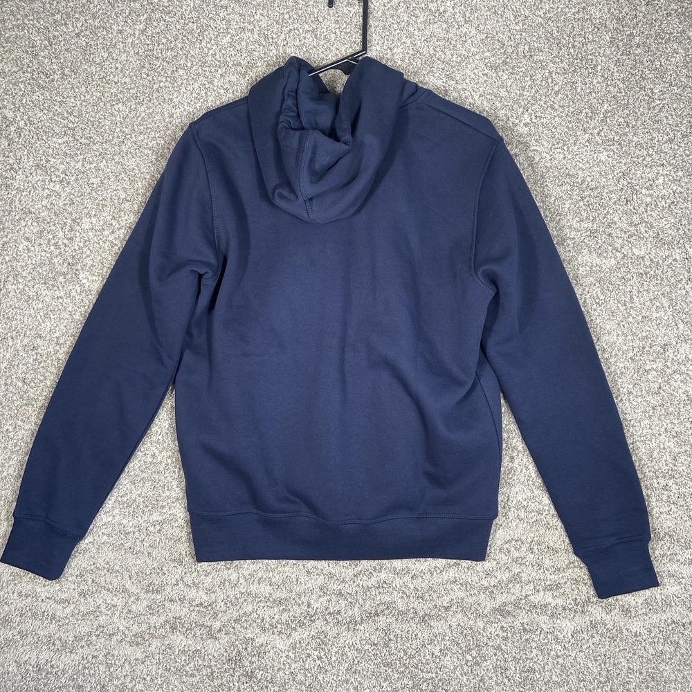 Iron and Resin Freedom Riders Hoodie Men's Small Navy Blue Full Zip Heavyweight - Picture 2 of 6